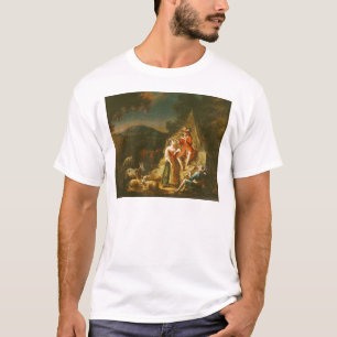 Herde som leker en flöjt tee shirt