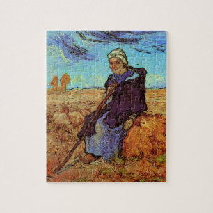 Herden (efter Millet) av Vincent van Gogh Pussel