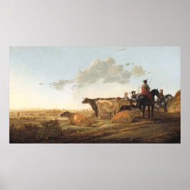 Herdsmen - Aelbert Cuyp Fine Art Poster