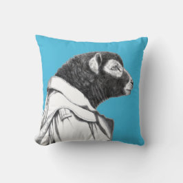 Herdwick Lamb i Trench Jacka (Gamla skolblått) Kudde