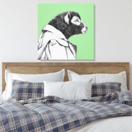 Herdwick Lamb i Trench Jacka (Moegi) Canvastryck