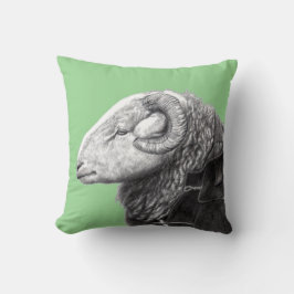 Herdwick Ram i Duffel Jackar (Moegi) Kudde