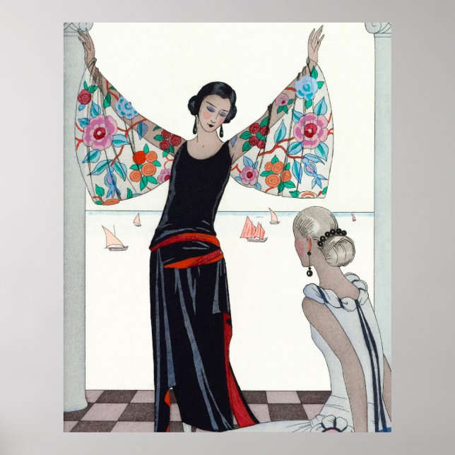 Here Are My Wings - George Barbier Poster (Framsidan)