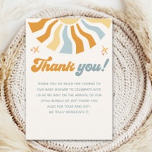 Here come the son - Retro Style Baby Shower