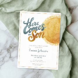 Here Comes the Son Baby Shower Invitation