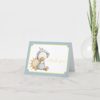 Here Comes the Son Baby Shower Thank You Card Tack Kort