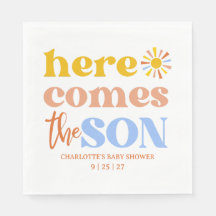 Here Comes The Son Boy Baby Shower