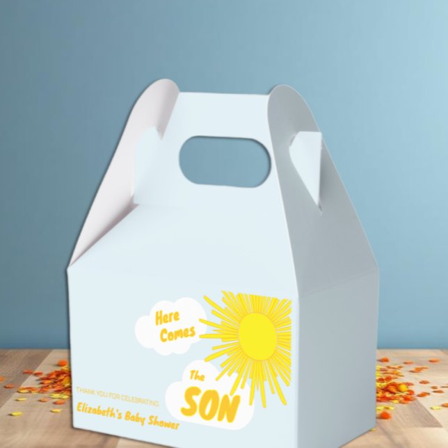 Here Comes The Son Boy Baby Shower Presentaskar (Skapare uppladdad)