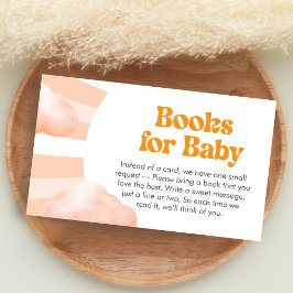 Here Comes the Sun Baby Shower Books for Baby Tilläggskort