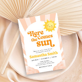 Here Comes the Sun Baby Shower Invitation Inbjudningar