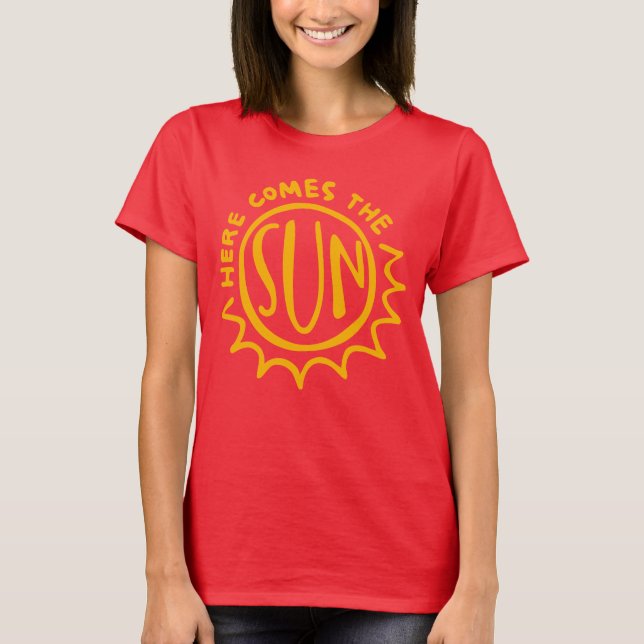Here comes the sun t shirt (Framsida)