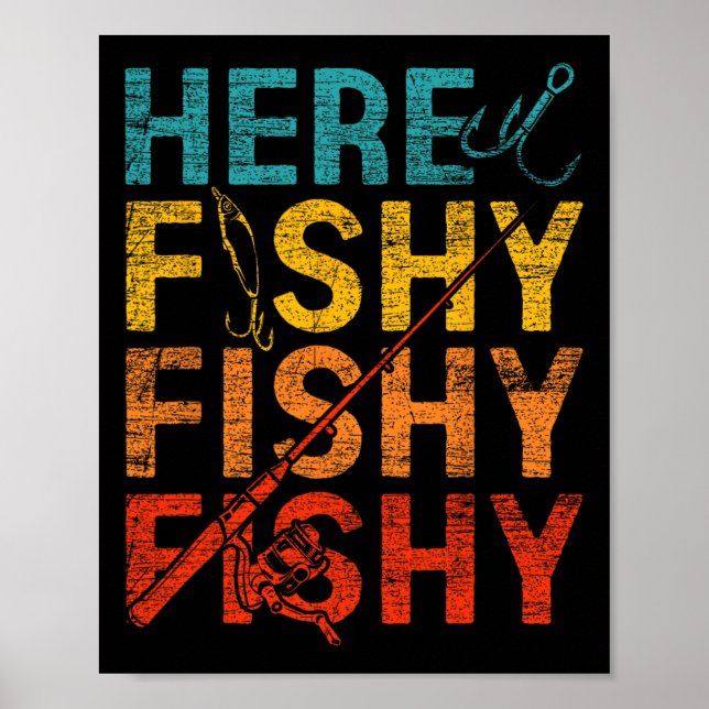 Here Fishy Fishy Fishy  Poster (Framsidan)