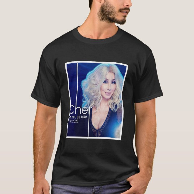 Here We Go Again Tour 2020 Graphic Cher's Shirts  T Shirt (Framsida)