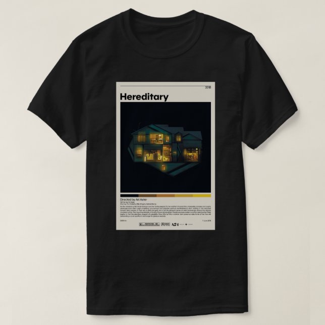 Hereditary Ari Aster, Minimalist Movie Poster, Vi T Shirt (Design framsida)