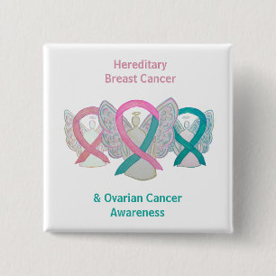 Hereditary Breast & Ovarian Cancer Angel Buttons Knapp