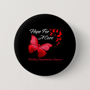 Hereditary Hemochromatosis Awareness Butterfly Red Knapp