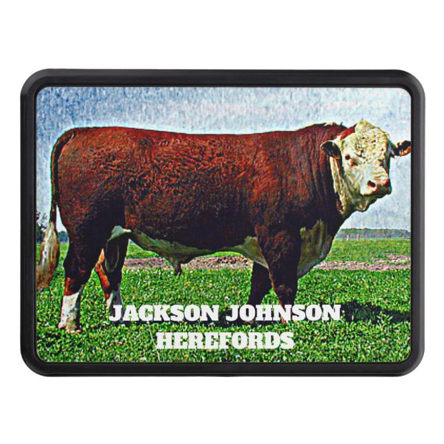 Hereford Bull  Dragkroksskydd (Framsidan)