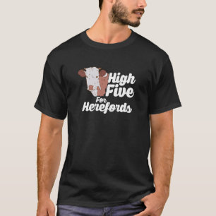 Hereford Cow Brahma Beef Farmer Breed Heif T Shirt