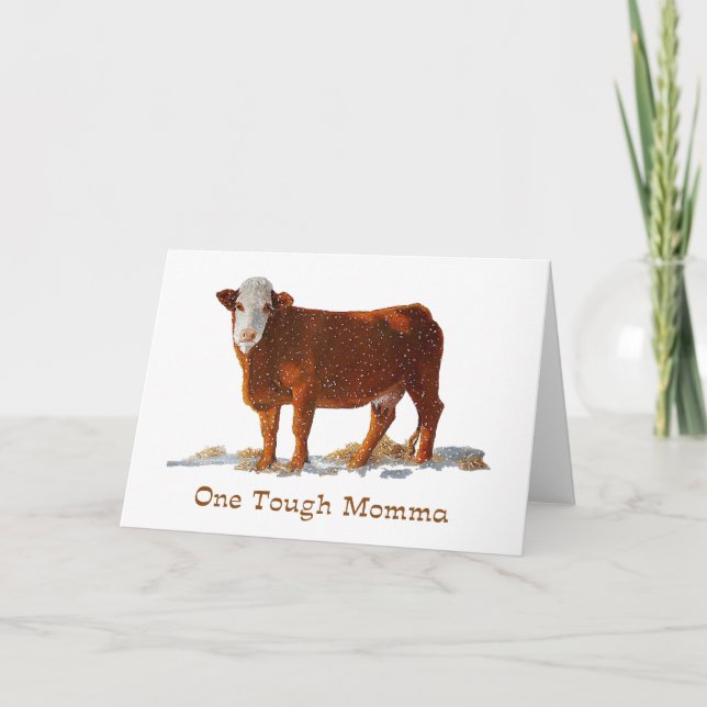 Hereford Cow: En Tuff mamma: Mors dag Kort (Framsida)