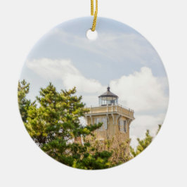 Hereford Inlet fyr Julgransprydnad Keramik