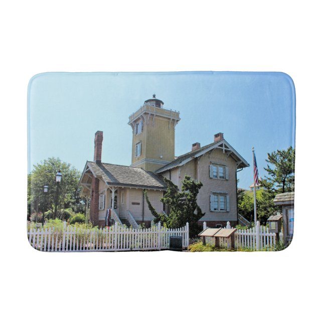 Hereford Inlet Lighthouse, New jersey Bath Mat Badrumsmatta (Framsidan)