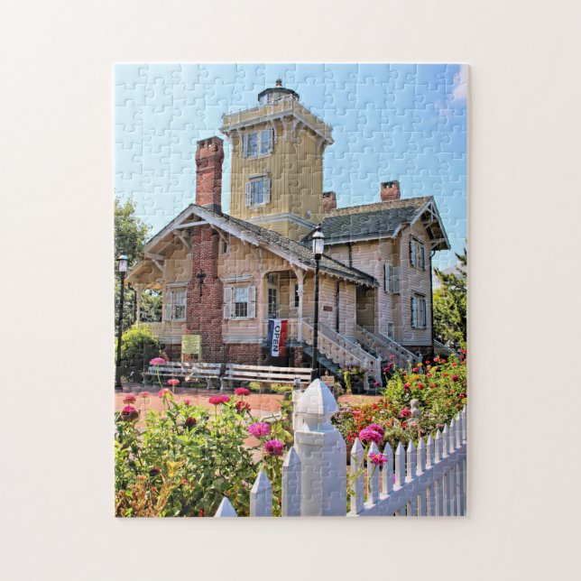 Hereford Inlet Lighthouse New jersey Jigszle Puzzl Pussel (Vertikal)