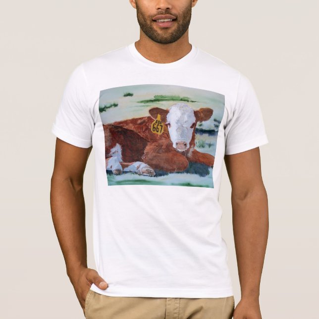 Hereford kalv tee shirt (Framsida)