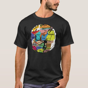 Hereford karta stylized T-tröja Tee