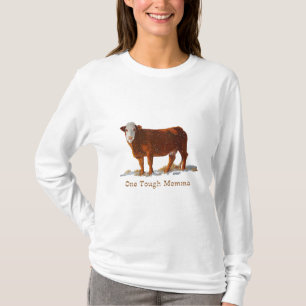Hereford ko: En tuff Momma: Mors dag Tee Shirt