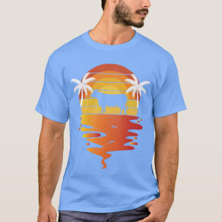 Hereford skjorta 70-tal vintage retro solnedgång K T Shirt