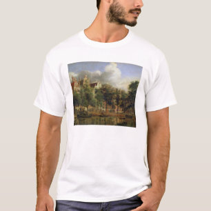 Herengrachten, Amsterdam (olja på panel) T-shirt
