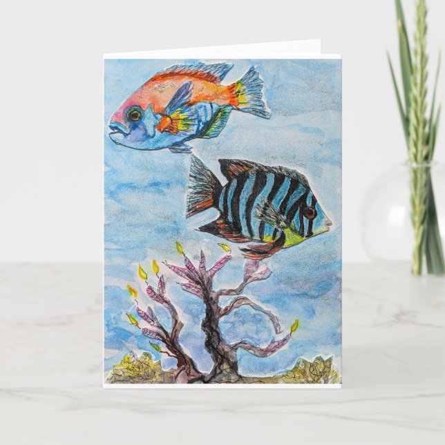 Here's Fishing You a Happy Birthday! Kort (Framsida)