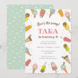 Heres inbjudan för kamma hemglassfödelsedag