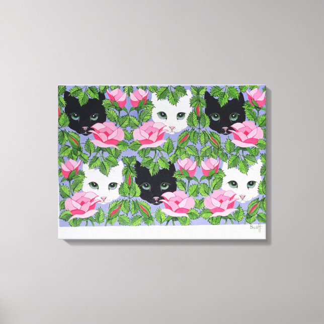 Heres Tittar på dig Canvastryck (Framsida)