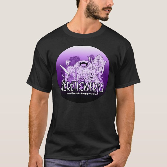 Hereticwerks Logotyp-Skjorta 2014 (rundan) Tröja (Framsida)