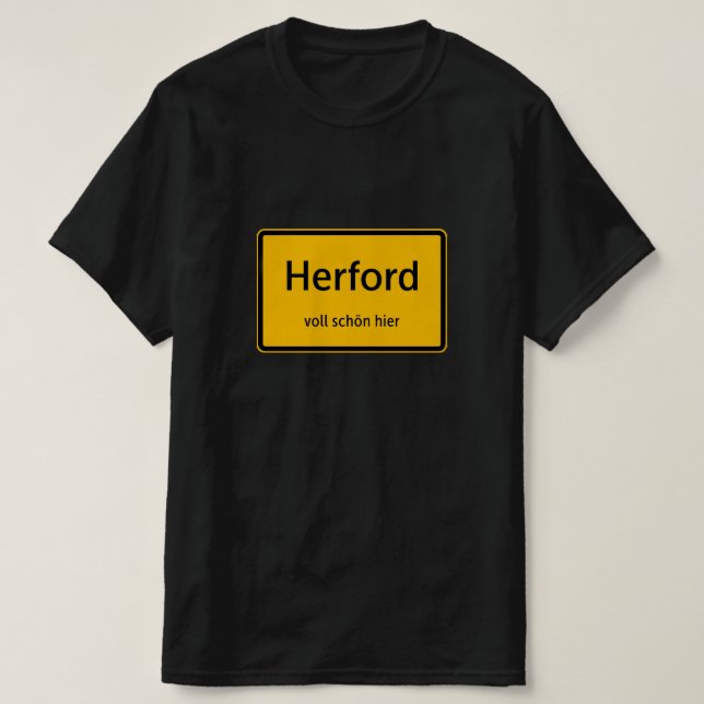 Herford Herren Männer T-Shirt Tshirt Shirt (Design framsida)