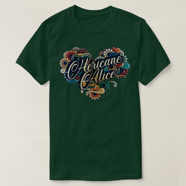 Hericane VIGNETTE VINTAGE FÄRG T Shirt (Design framsida)