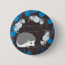 hérisson, fleur de vie, bleu, mandala,zen,chakra