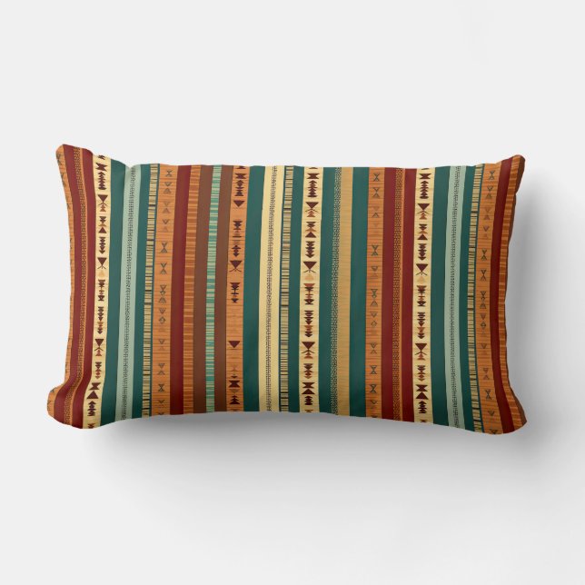 Heritage Boho Rand Art Lumbarkudde (Framsida)