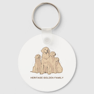 Heritage Golden Nyckelring