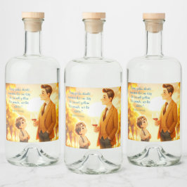 Heritage & Harvest - Far's Vineyard Spritflaskor Etikett