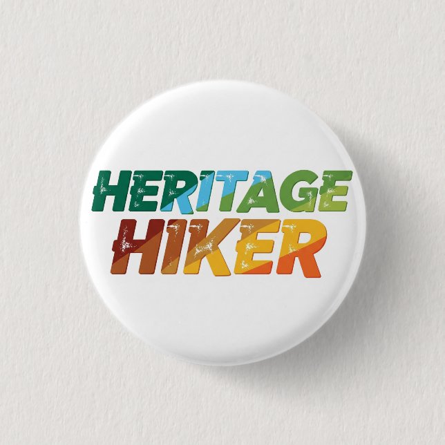 Heritage Hiker , t-shirt Knapp (Framsida)