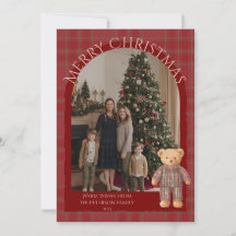 Heritage Holiday Bear-kort
