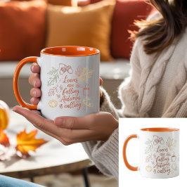 Heritage | Leaves Are Falling Autumn Is Calling Mugg