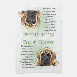 Heritage of Kärlek English Mastiff Kökshandduk