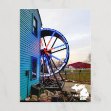 Heritage Park Vatten Mill med Logotyp