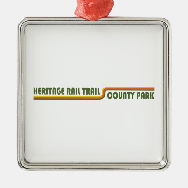 Heritage Rail Trail County Park Julgransprydnad Metall (Framsidan)