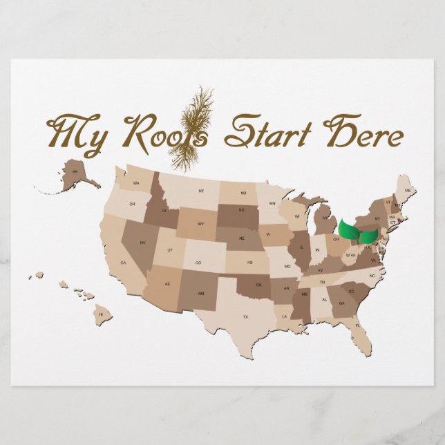 Heritage Roots 2012 Family Reunion Flyer (Framsidan)