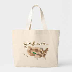 Heritage Roots Bag Jumbo Tygkasse