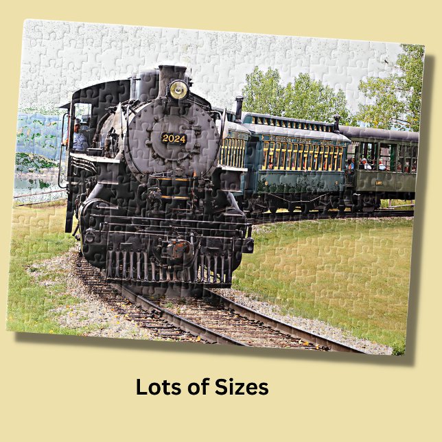 Heritage Steam Tåg med Carriages Jigszle Puzzle Pussel (Skapare uppladdad)